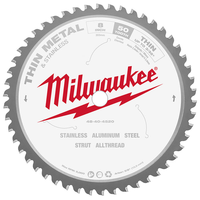 Milwaukee Metal Circular Saw Blades