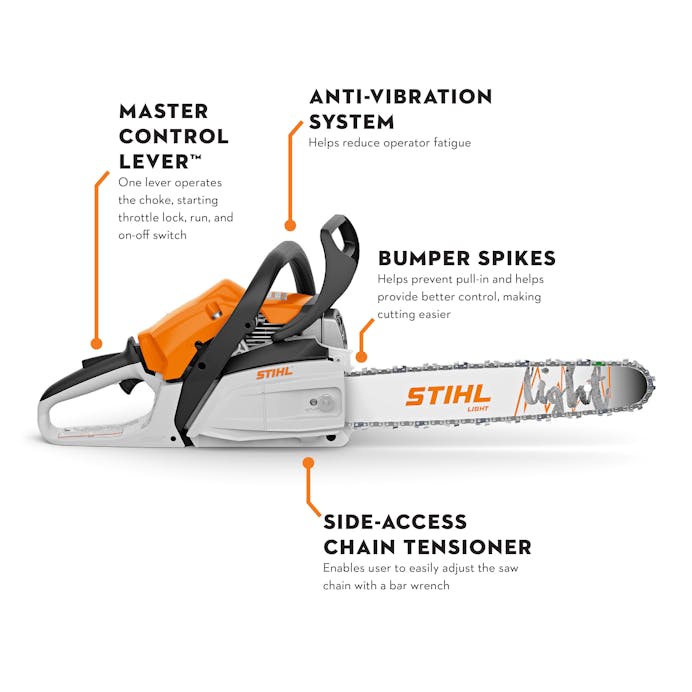 STIHL MS 162 Gas Chainsaw (30.1 cc) - 16"