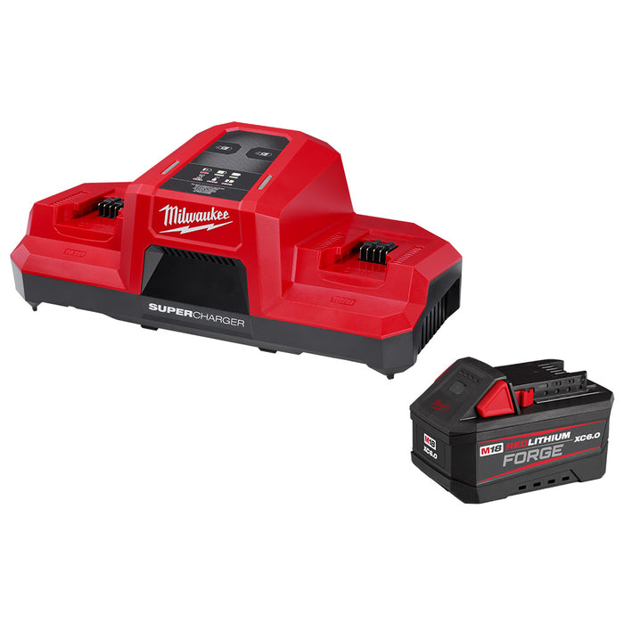 Milwaukee M18™ Dual Bay Super Charger Starter Kit