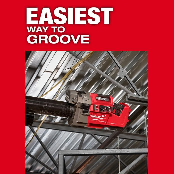 Milwaukee M18 FUEL RINGER™ Roll Groover For 2" - 6" Sch 10/40