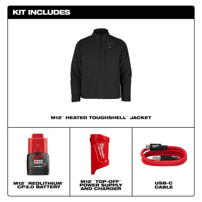 Milwaukee M12 TOUGHSHELL NEXT GEN Heated Jacket Kit