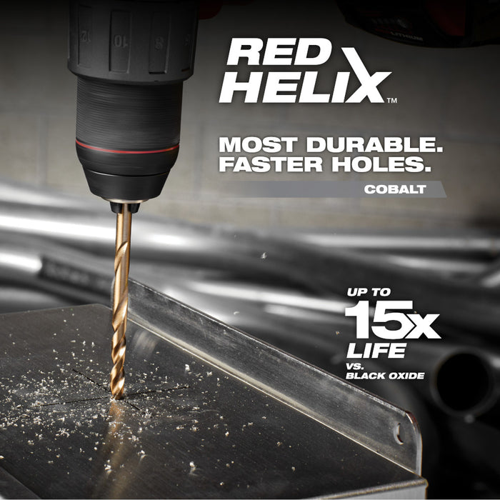 Milwaukee RED HELIX Cobalt Drill Bit
