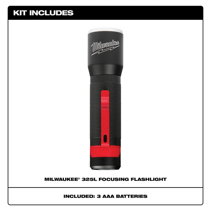 Milwaukee 325-Lumen LED Focusing Flashlight