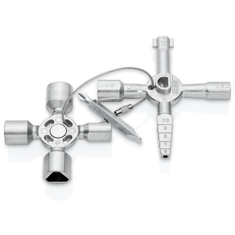 Knipex TwinKey Control Cabinet Key For All Standard Cabinets & Shut-Off Systems