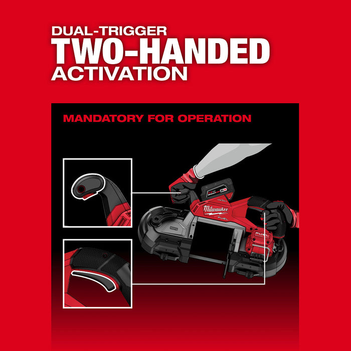 Milwaukee M18 FUEL™ Deep Cut Dual Trigger Band Saw w/ ONE-KEY™