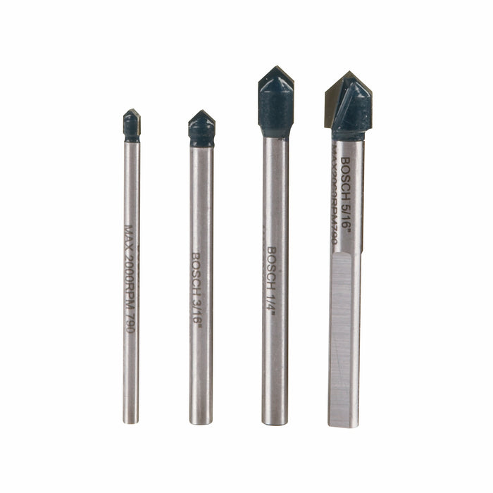 Bosch 4 pc. Glass & Tile Bit Set