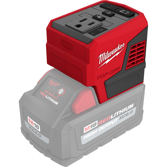 Milwaukee M18 Cordless TOP-OFF 175W Power Supply  - Tool Only