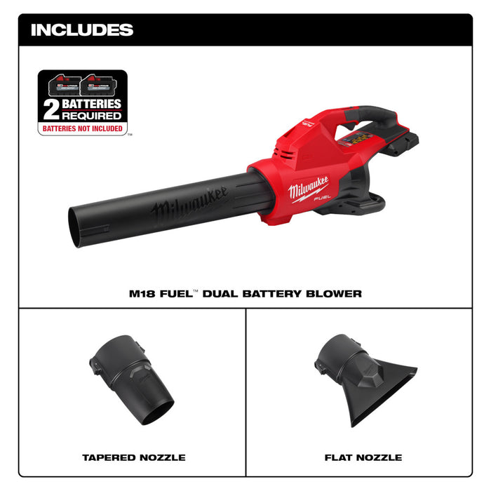 Milwaukee M18 FUEL Cordless Dual Battery Blower - Tool Only