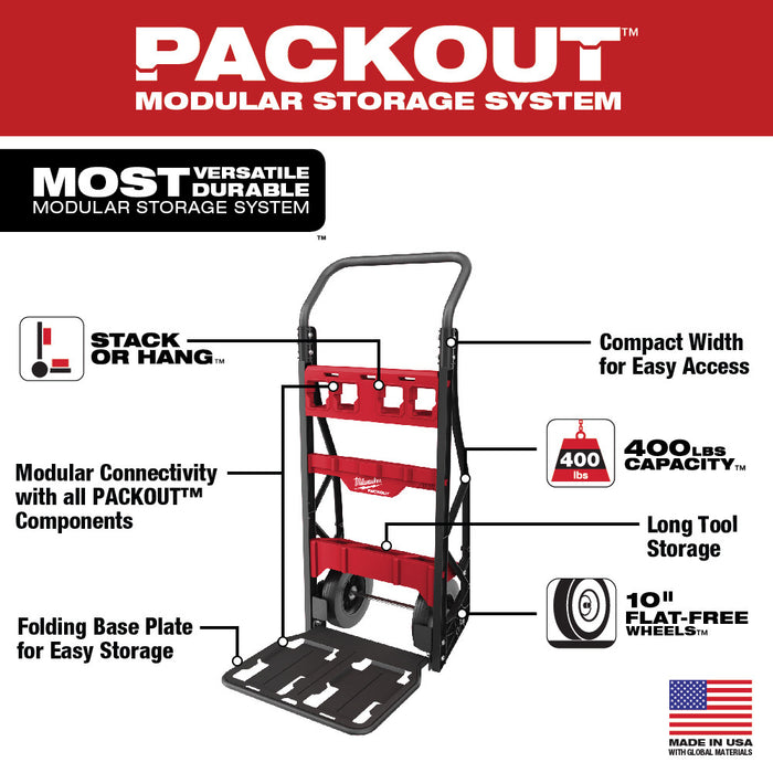 Milwaukee PACKOUT 2-Wheel Cart