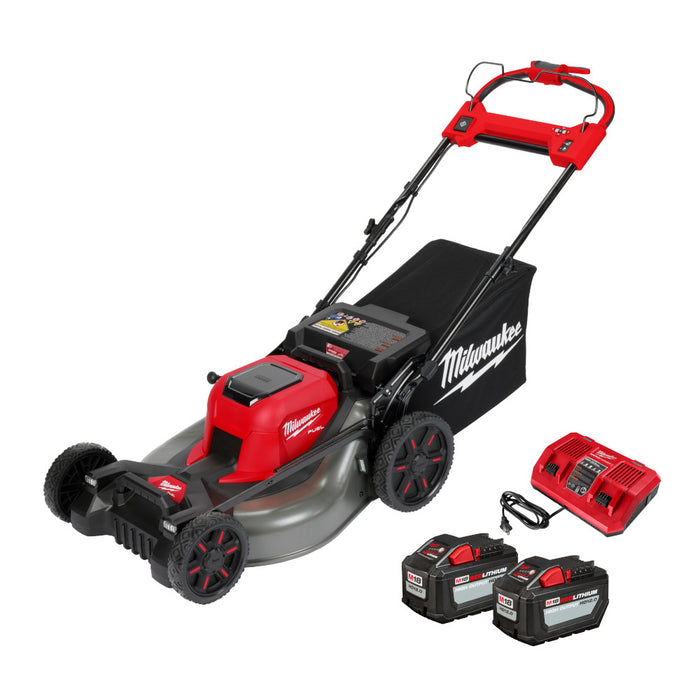 Milwaukee M18 FUEL Cordless 21" Self-Propelled Dual Battery Mower Kit