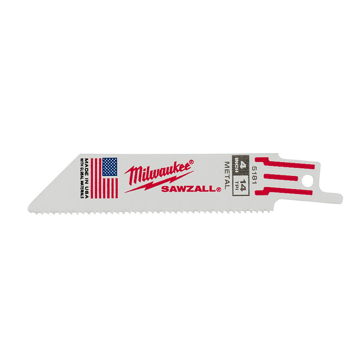 Milwaukee SAWZALL® Thin Kerf Metal Blades