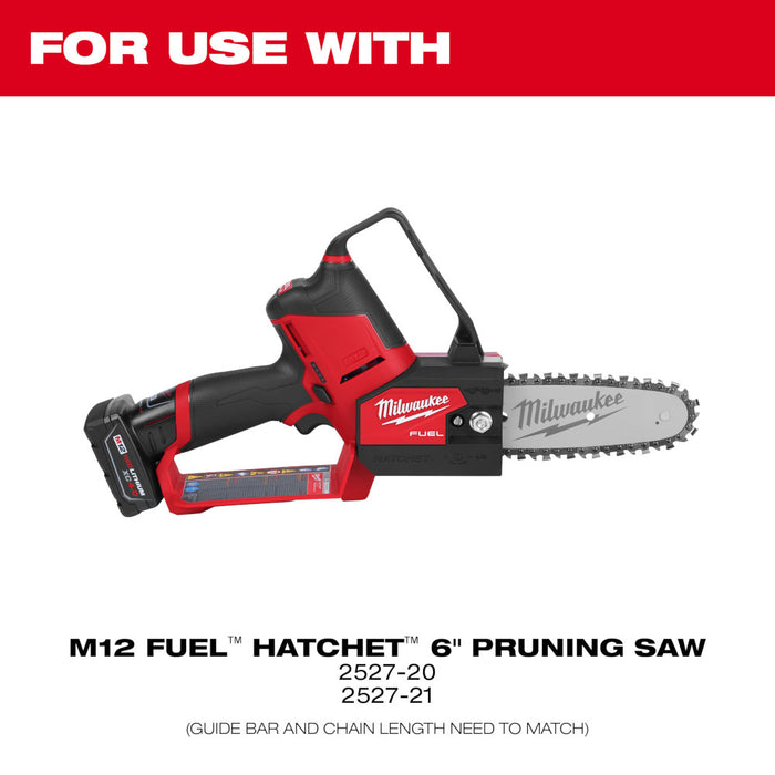 Milwaukee 6" Chainsaw Guide Bar