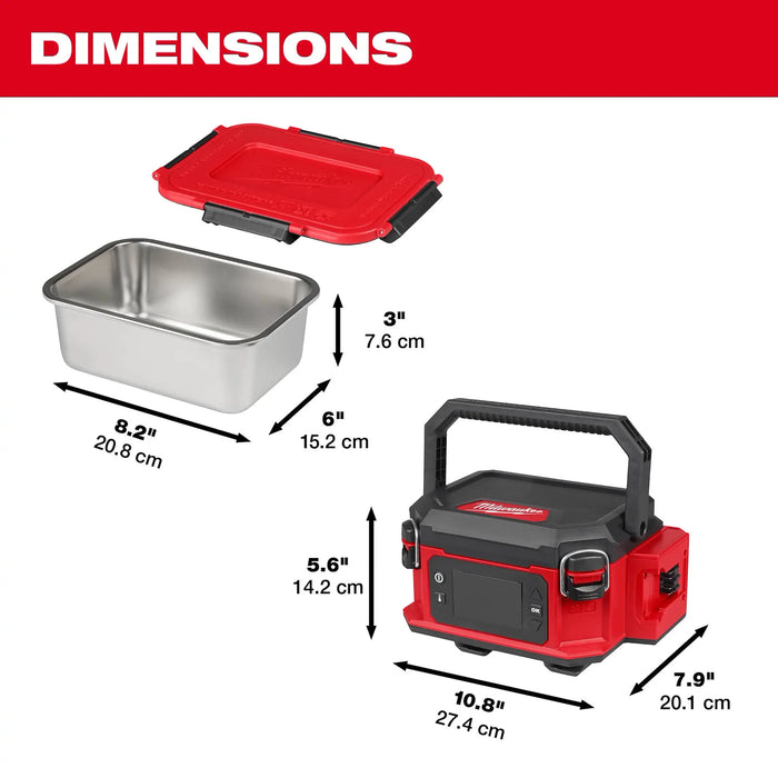 Milwaukee Stainless Steel Container For M18 Jobsite Lunch Warmer
