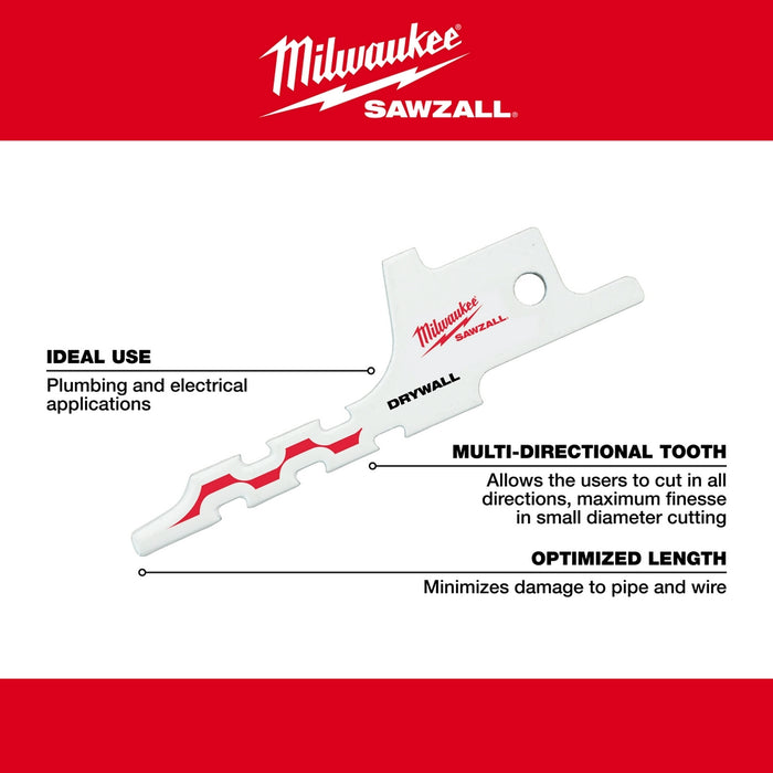 Milwaukee Drywall Access SAWZALL® Blade