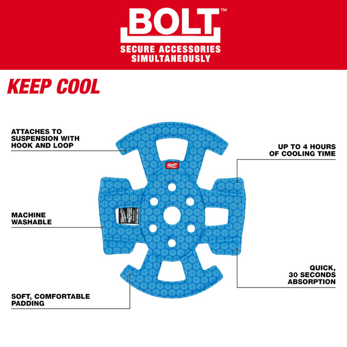 Milwaukee BOLT Safety Helmet Cooling Liner