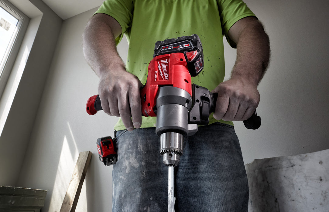 Milwaukee M18 FUEL Cordless Mud Mixer with 180° Handle - Tool Only