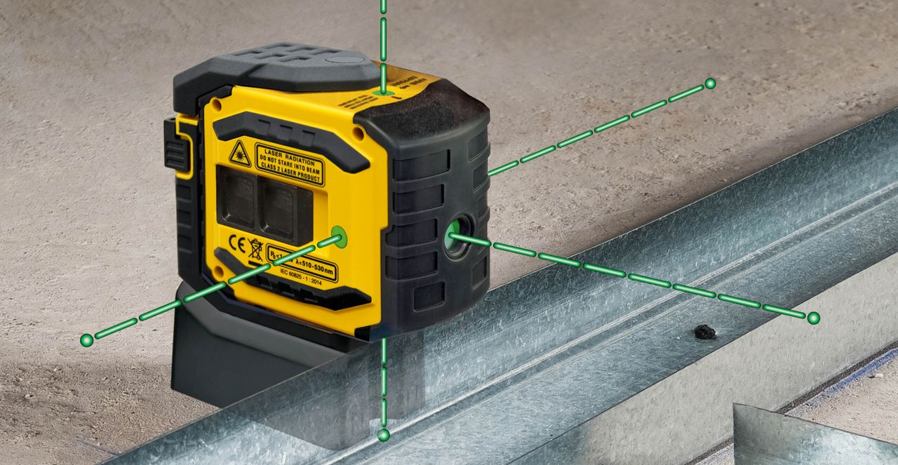 Stabila LA-5PG Green Self Leveling 5-Point/Dot Beam Laser