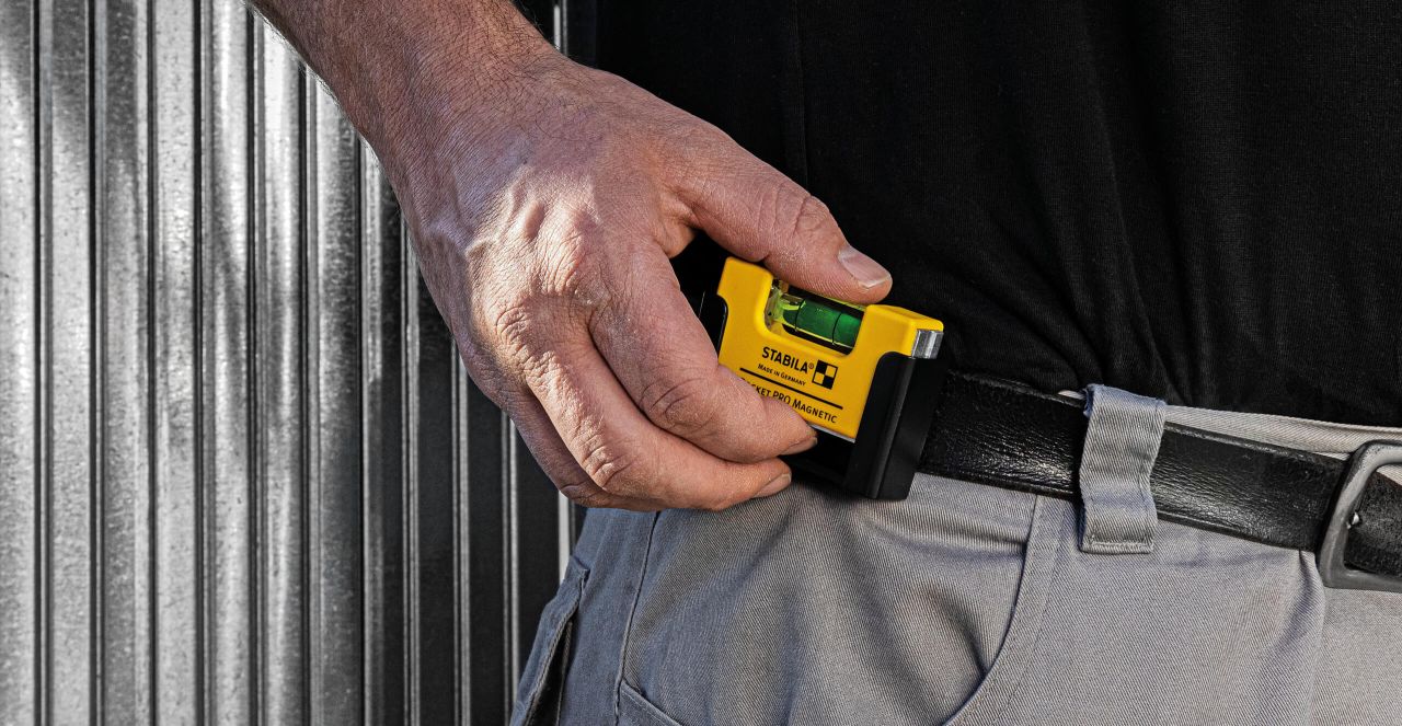 Stabila Pocket Pro Magnetic Spirit Level - 3"