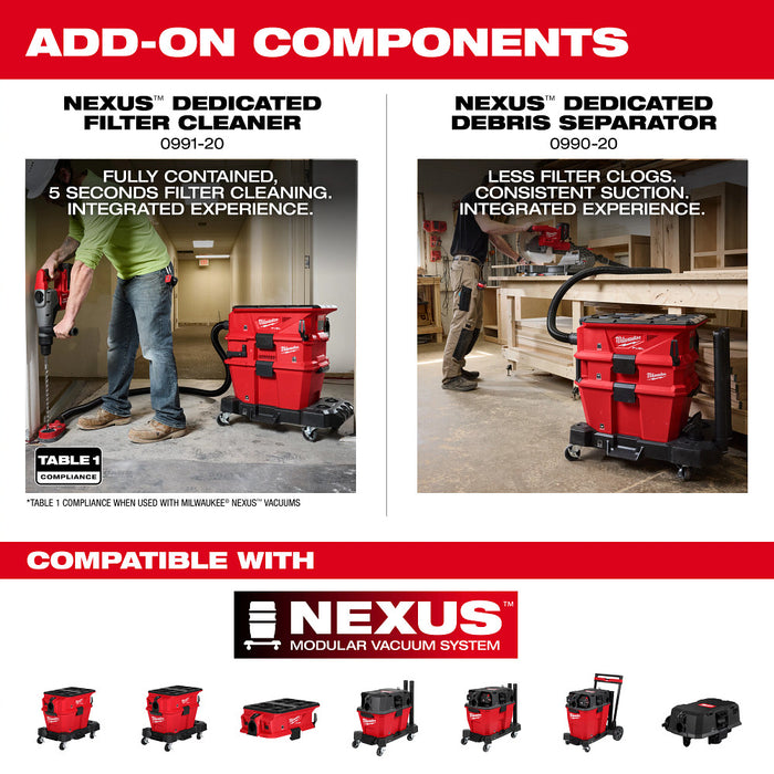 Milwaukee M18 FUEL NEXUS 6 Gal Wet/Dry Vacuum w/ PACKOUT & VACLINK