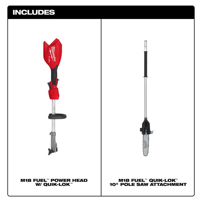 Milwaukee M18 FUEL™ Pole Saw w/ QUIK-LOK™ - Tool Only