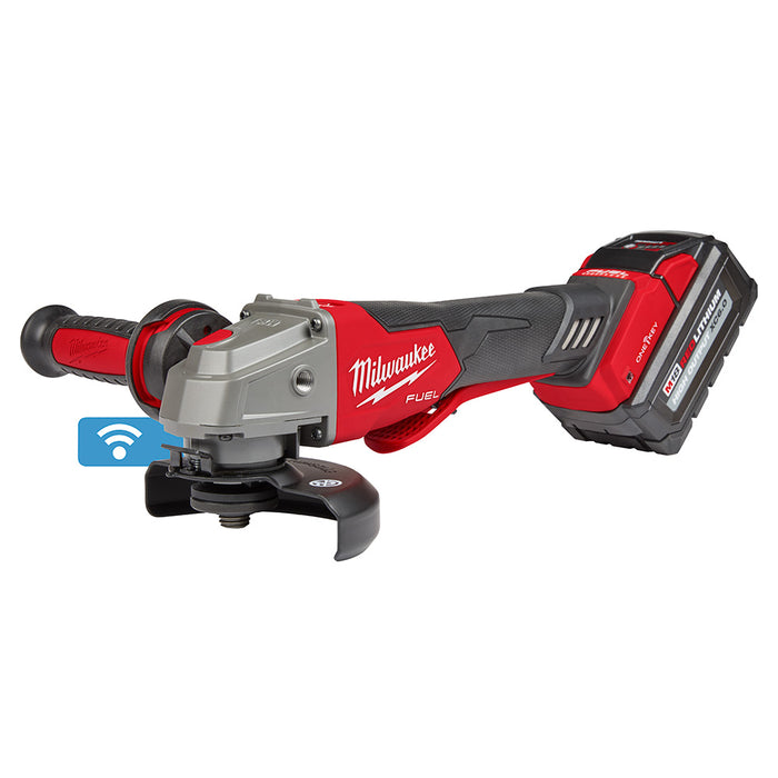 Milwaukee M18 FUEL  5" Braking Grinder w/ ONE-KEY Paddle Switch, No Lock