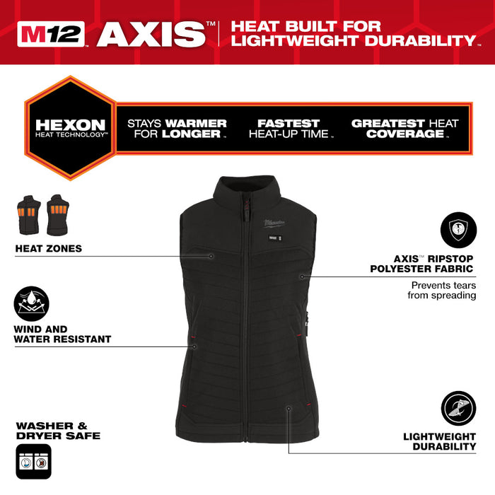 Milwaukee M12 NEXT GEN AXIS Women's Heated Vest Kit