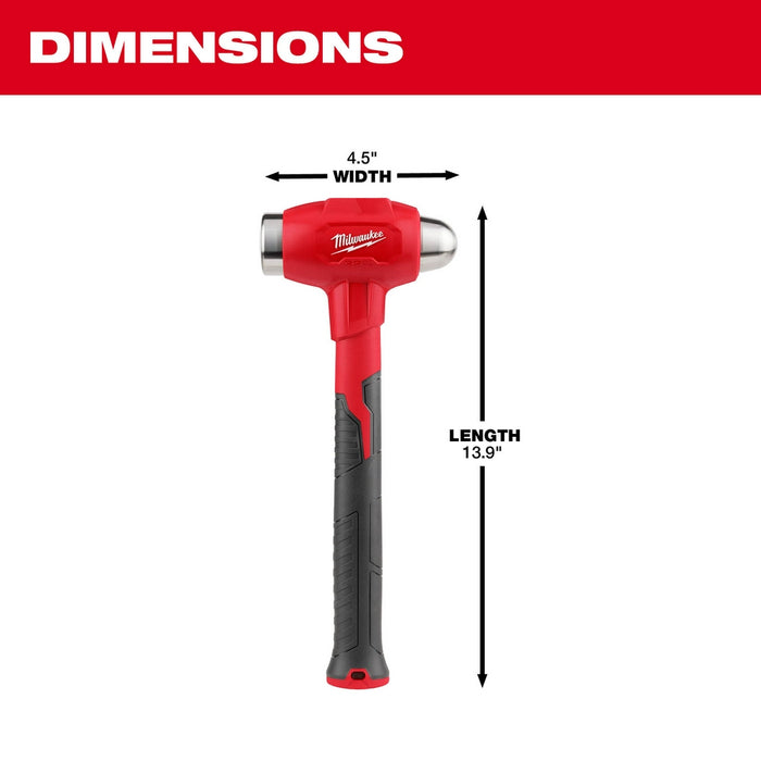 Milwaukee 32oz. Dead Blow Ball Peen Hammer