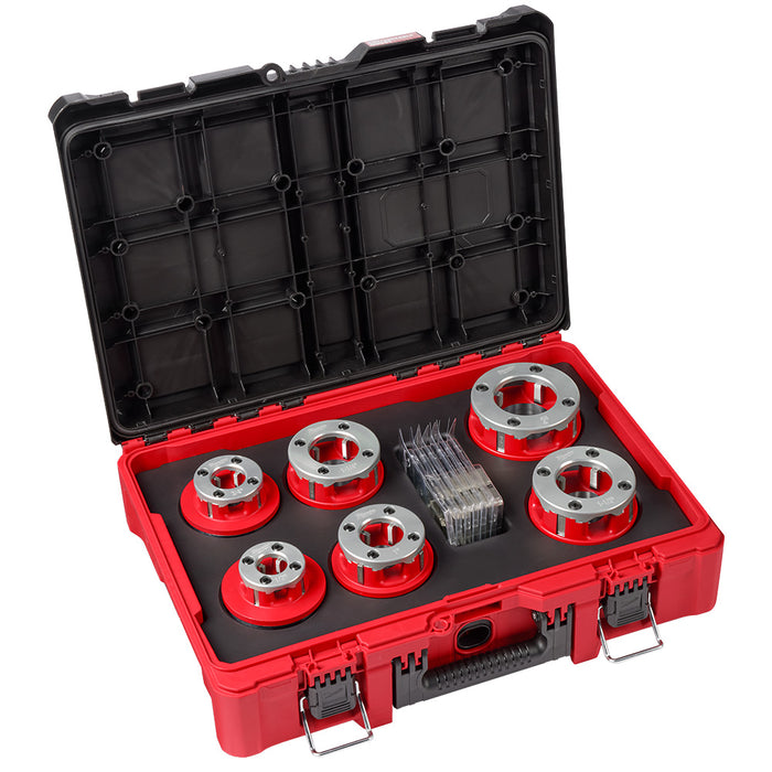 Milwaukee 1/2"-2" HIGH SPEED NPT Portable Pipe Threading Forged Aluminum Die Head Kit