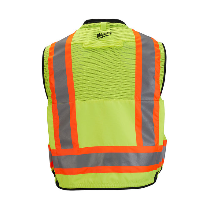 Milwaukee Class 2 Surveyor's High Visibility Safety Vest Yellow