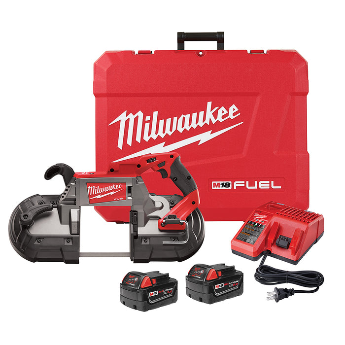 Milwaukee M18 FUEL Cordless Deep Cut Band Saw - Two Battery Kit