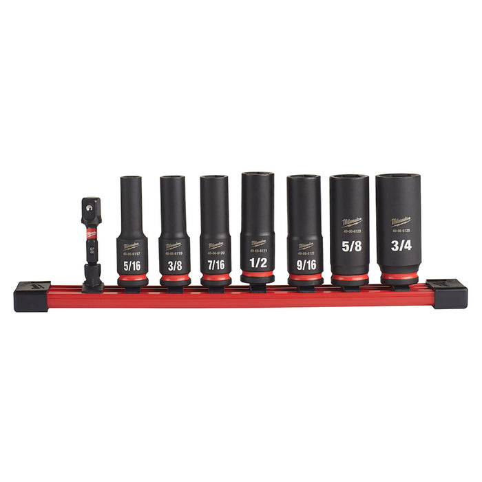 Milwaukee SHOCKWAVE Impact Duty Deep 6-Point Socket Set