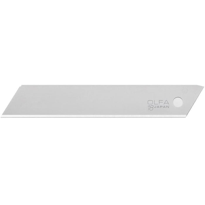 Olfa 10PK L-SOL-10B 18mm Solid Silver Blades