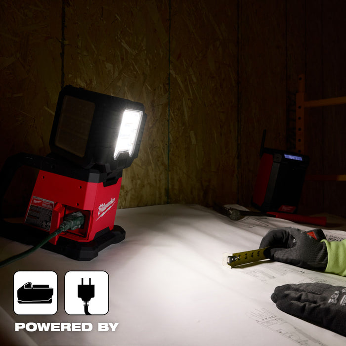 Milwaukee M18™ ROVER™ Dual Power Triple-Panel Flood & Area Light