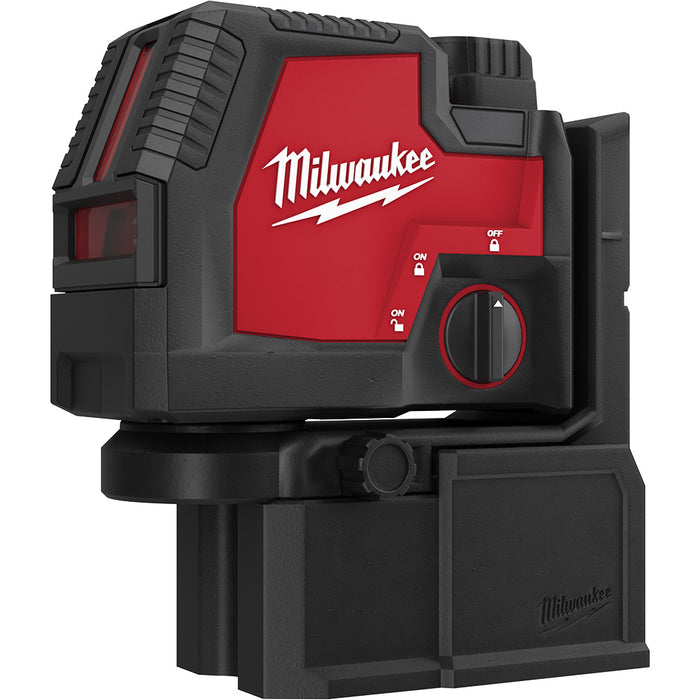 Milwaukee USB Rechargeable Green Cross Line & Plumb Points Laser