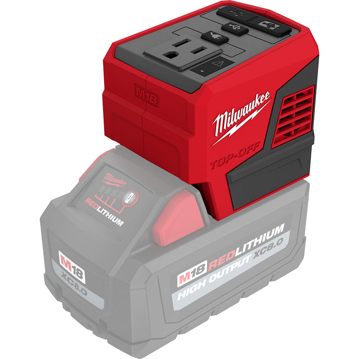 Milwaukee M18 Cordless TOP-OFF 175W Power Supply  - Tool Only