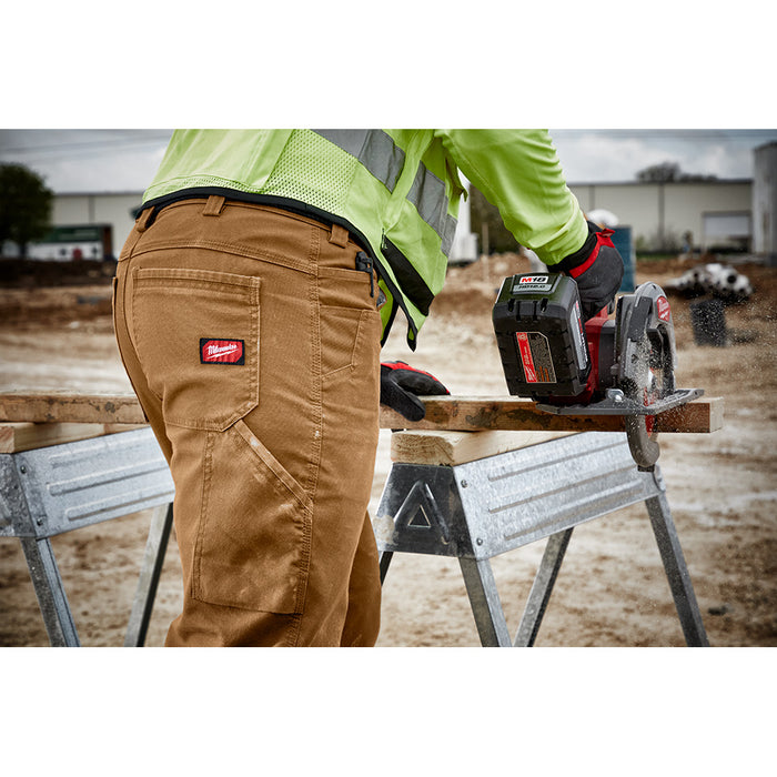 Milwaukee Heavy Duty Flex Work Pants (Khaki)