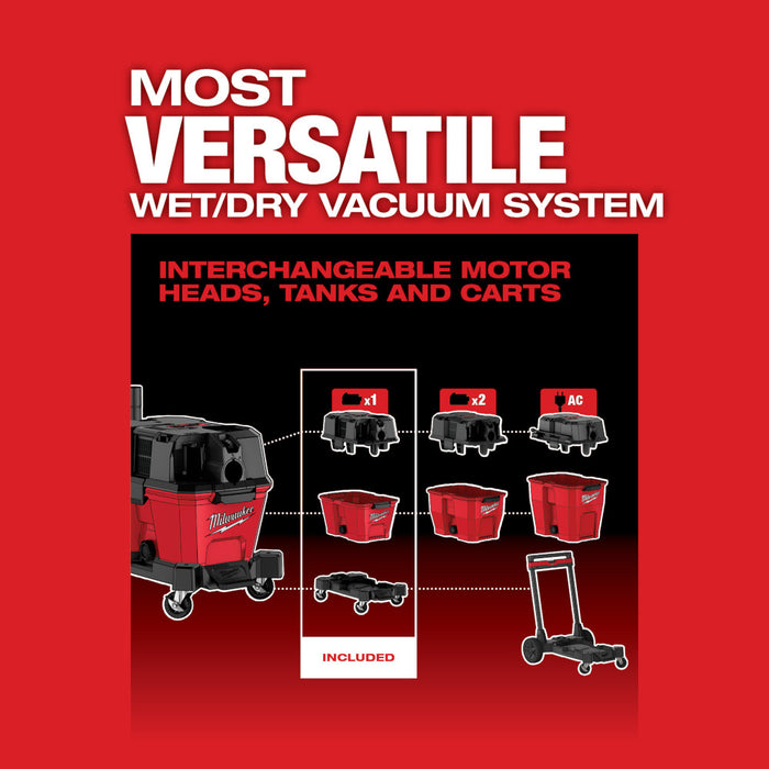 Milwaukee M18 FUEL 6 gal. Wet/Dry Vacuum - Tool Only