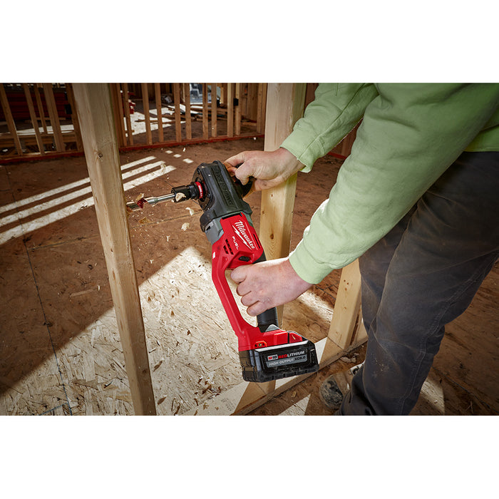 Milwaukee M18 FUEL Cordless Hole Hawg Right Angle Drill withQUIK-LOK - Tool Only