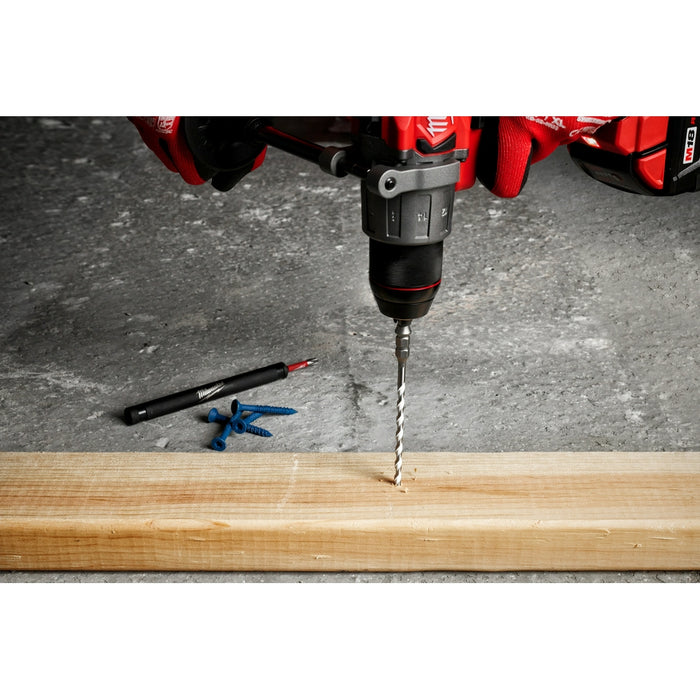 Milwaukee 7PC SHOCKWAVE Multi-Material Drill Bit Concrete Screw Install Kit