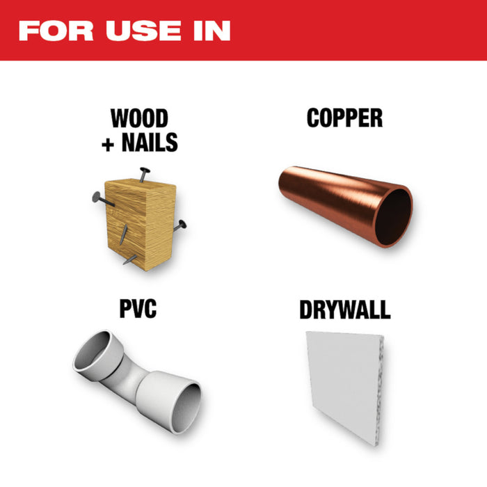 Milwaukee OPEN-LOK TITANIUM CHARGED Multi-Material Multi-Tool Blade - 1-3/8"