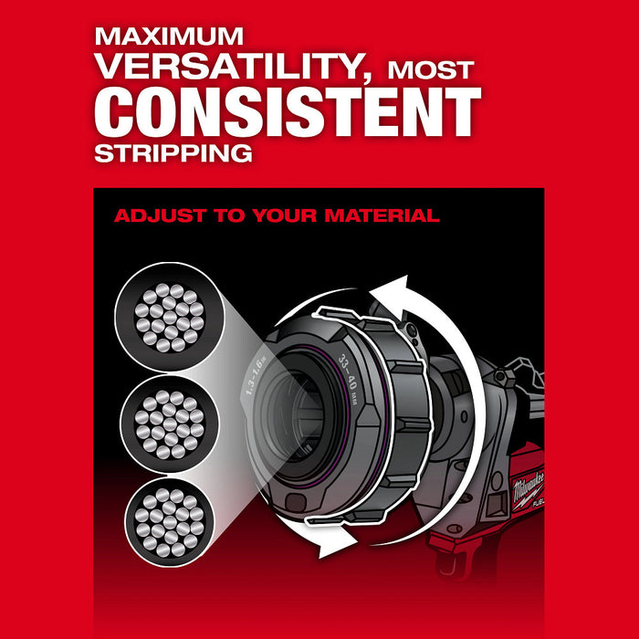 Milwaukee M18 FUEL Covered Conductor Cable Stripper - Tool Only