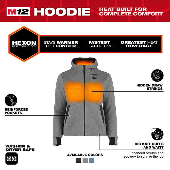 Milwaukee M12 Women's Heated Hoodie Kit