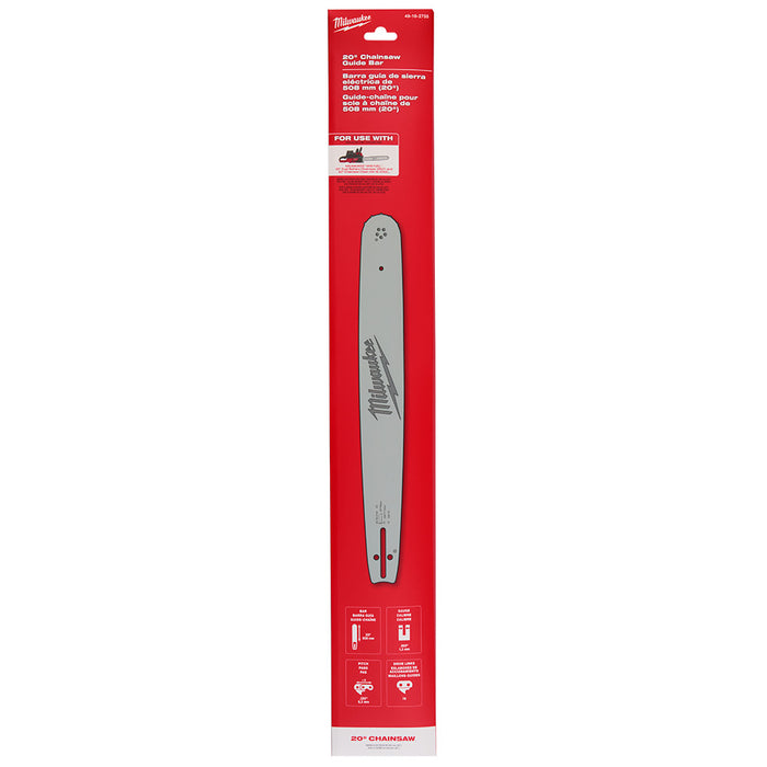 Milwaukee 20" .325" Pitch, .050" Gauge Guide Bar