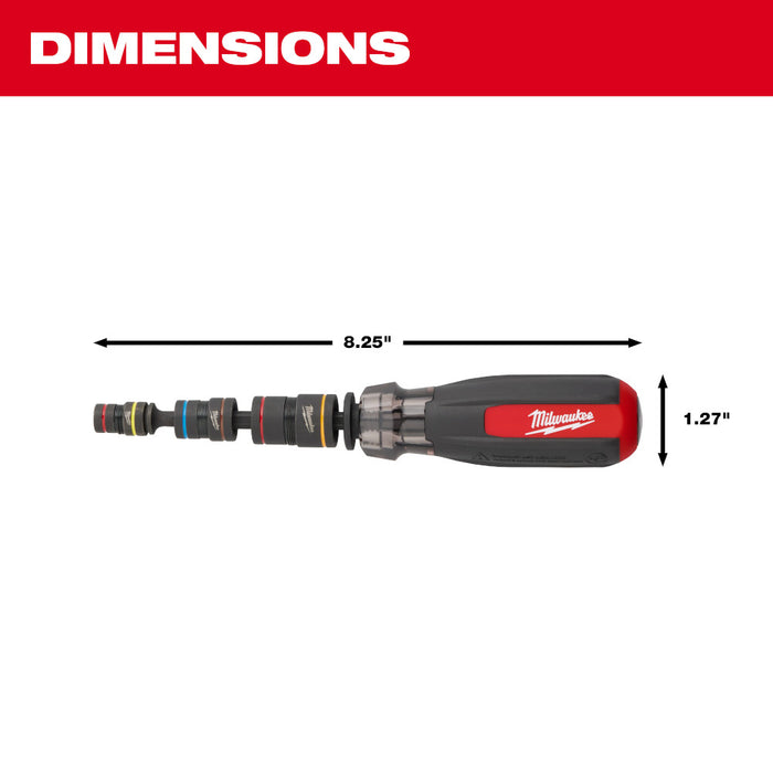 Milwaukee Multi-Nut Driver w/ SHOCKWAVE Impact Duty™ Magnetic Nut Drivers