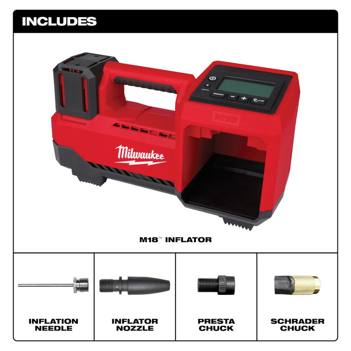 Milwaukee M18 Cordless Inflator - Tool Only