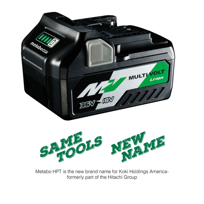 Metabo HPT 36V/18V MultiVolt Lithium-Ion Slide Battery - 2.5/5.0Ah