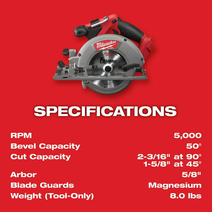 Milwaukee 3697-27 M18 FUEL 7-Tool Combo Kit