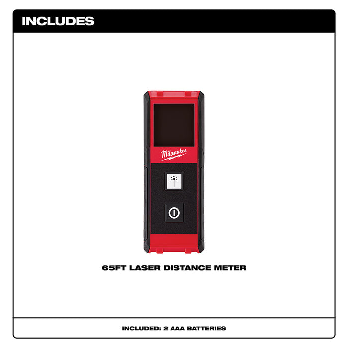 Milwaukee 65ft Laser Distance Meter