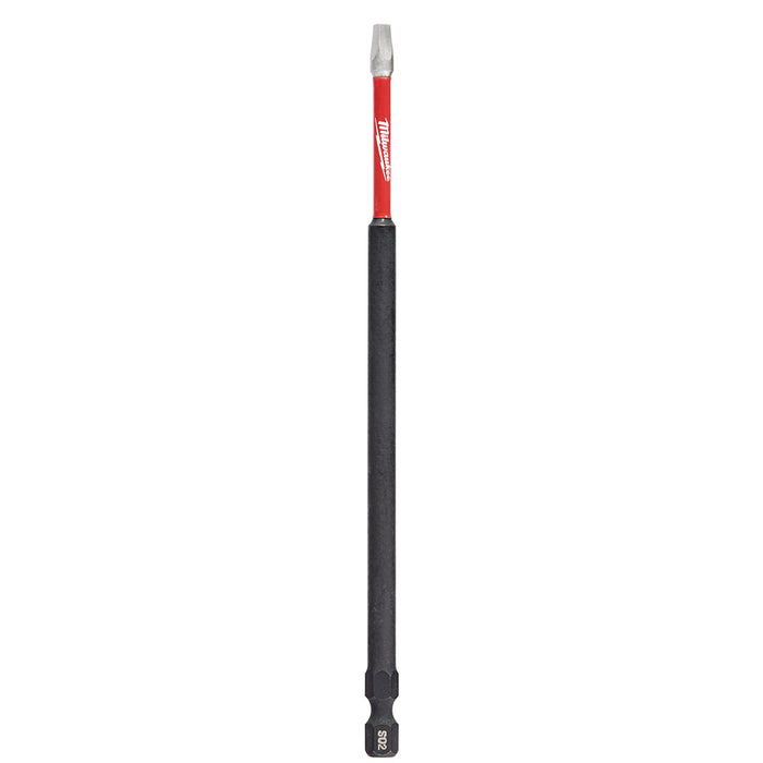 Milwaukee SHOCKWAVE 6" Impact Square Recess #2 Power Bit-Bulk 10