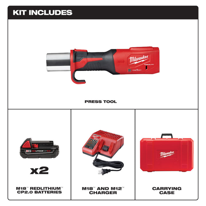 Milwaukee M18 FORCE LOGIC Press Tool w/ ONE-KEY